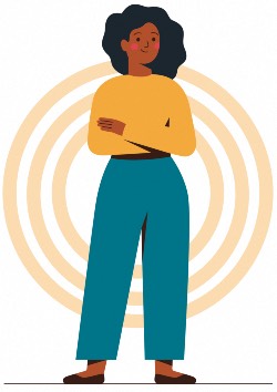 Person standing Illustration